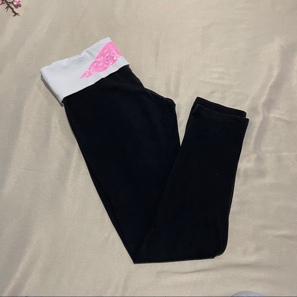 VS black yoga leggings size L